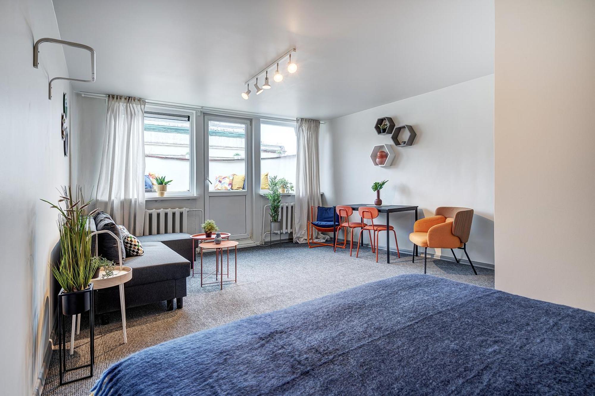 Funky Penthouse City Center Kaunas Værelse billede