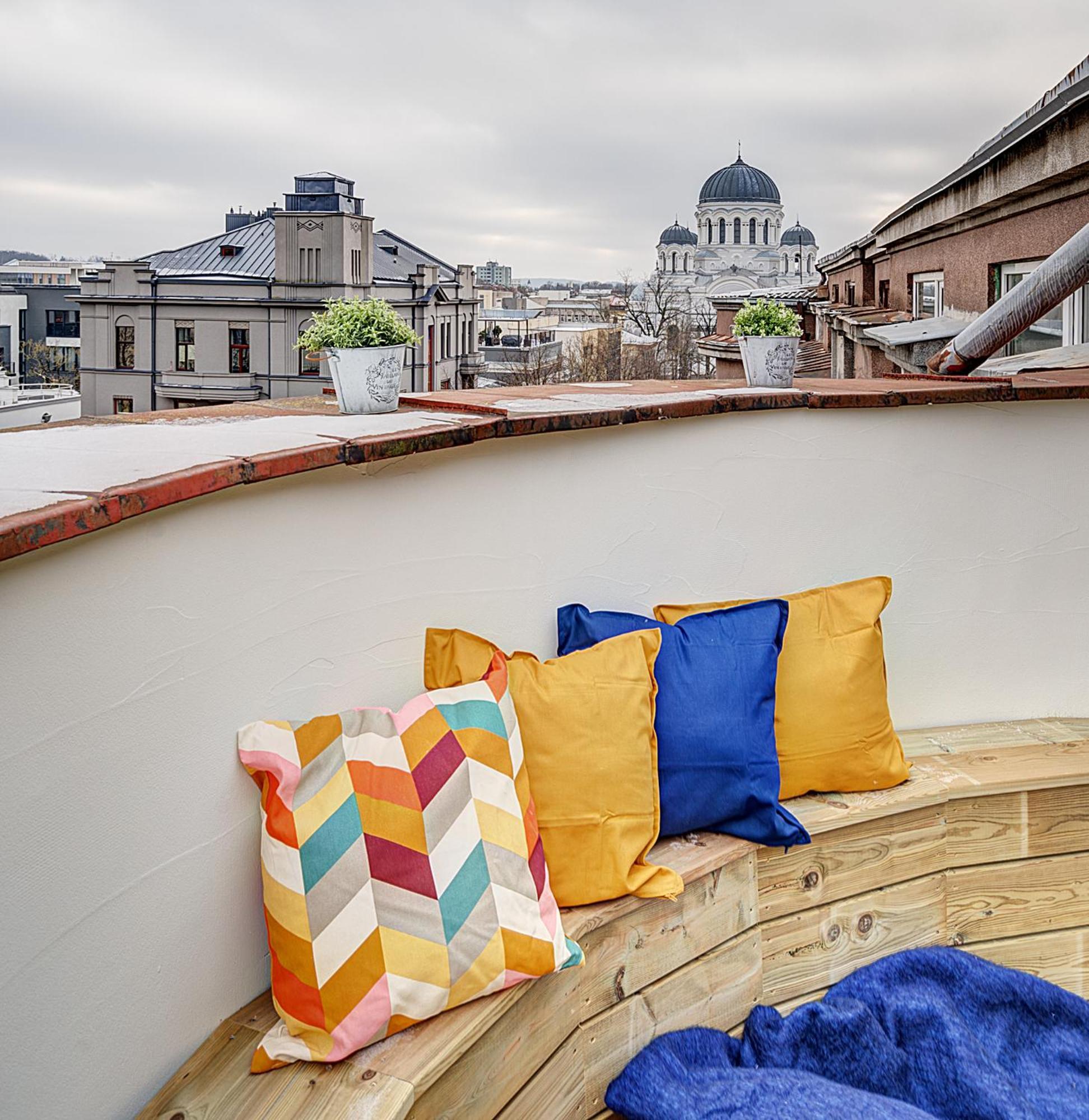 Funky Penthouse City Center Kaunas Eksteriør billede